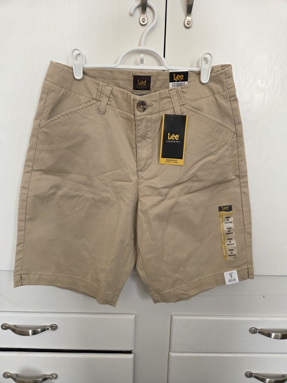 Lee Safari Women's Bermuda Shorts Tan Medium
